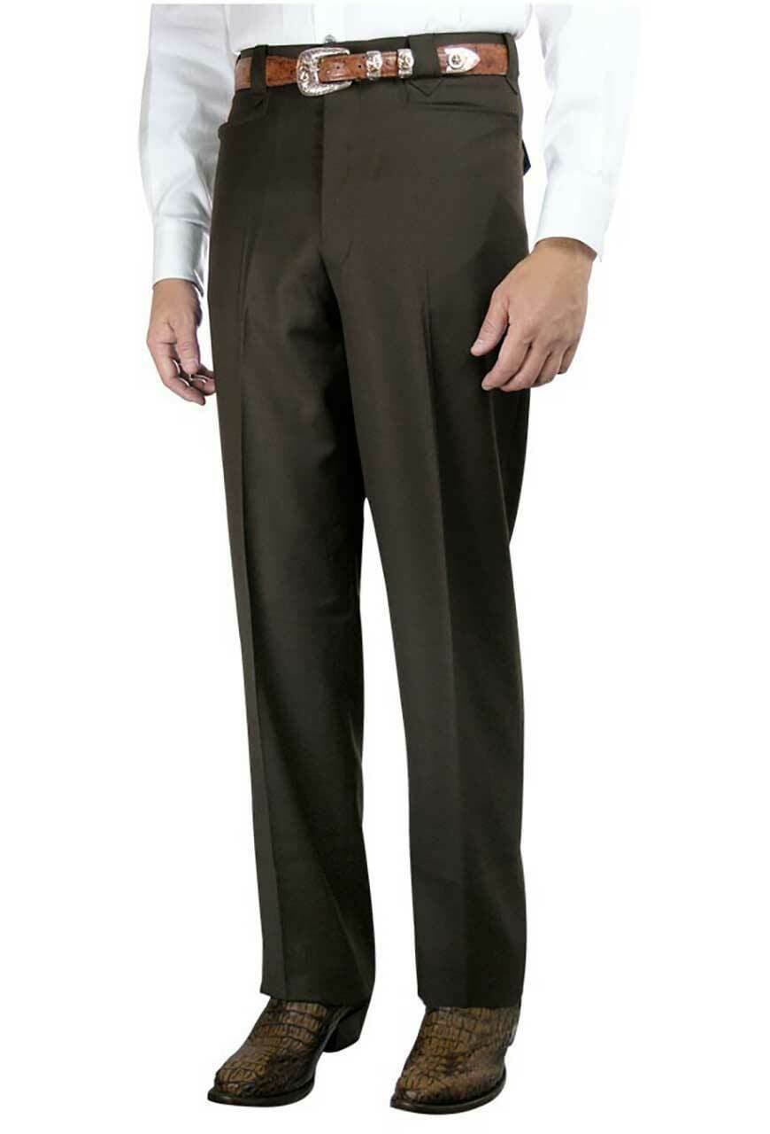 Plain Front Western Dress Slacks