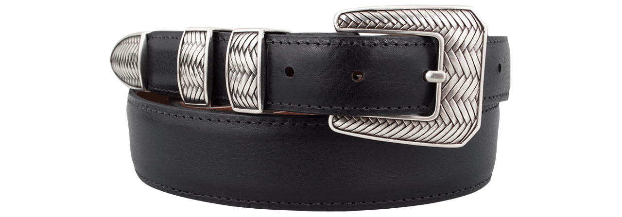 Chacon 1.25" Spanish Calf Tapered Belt