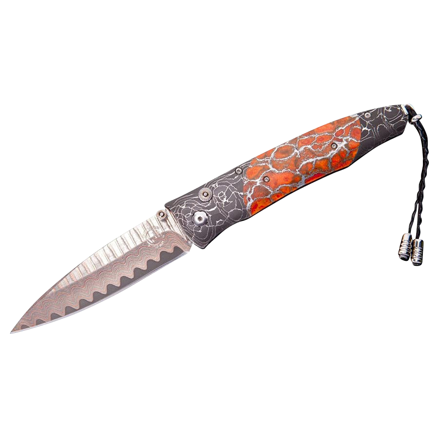 William Henry Gentac Blazing Apple Coral Knife