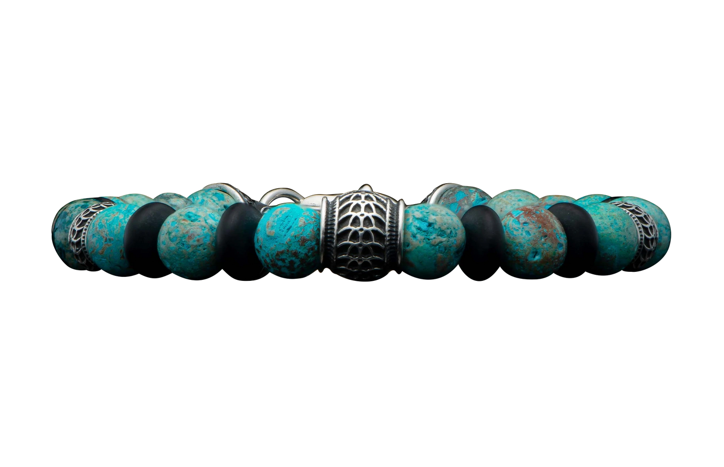 William Henry Newport Blue Agate Bracelet