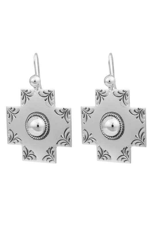 Vogt Navajo Cross Earrings