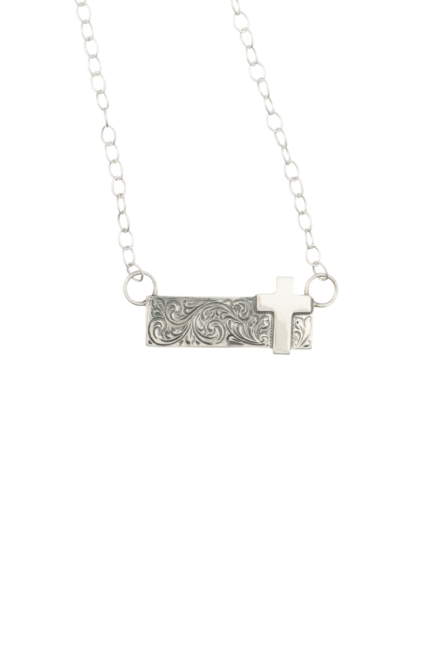 Vogt Blessed Bar Necklace