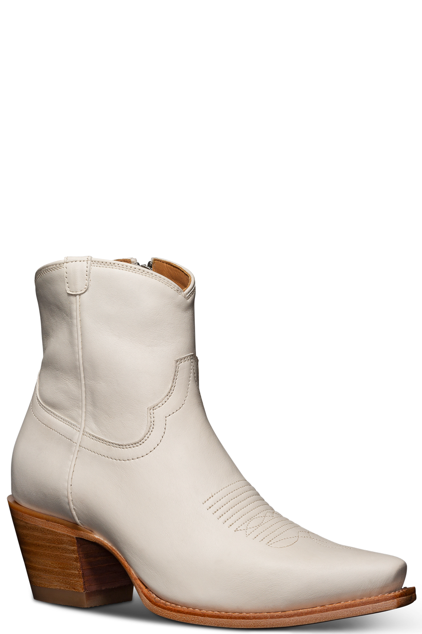 Tecovas Daisy Zip Bootie - Bone