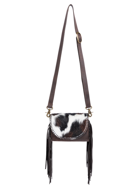 Juan Antonio Bison Hide Crossbody Purse