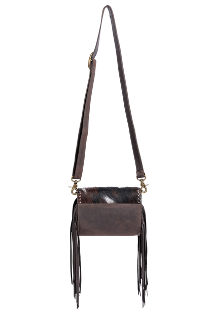 Juan Antonio Bison Hide Crossbody Purse