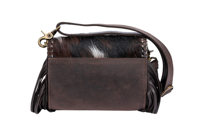 Juan Antonio Bison Hide Crossbody Purse