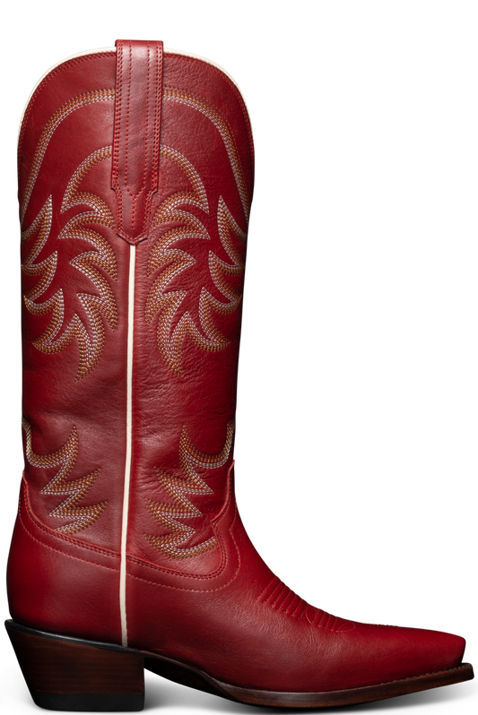 Tecovas Annie Cowgirl Boots - Scarlet