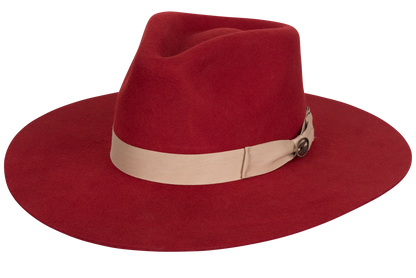 Bullhide Street Gossip Wool Hat - Red