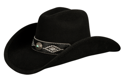 Shapeable Wool Bullhide Cowgirl Hat Bullhide Jolene Black Wool Hat Pinto Ranch