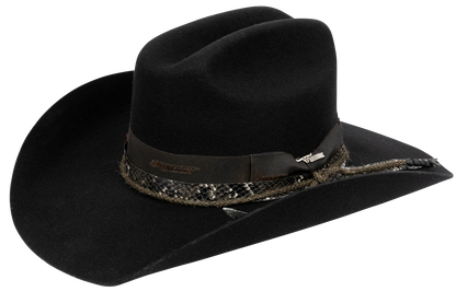 Bullhide Texas Hold Em' Felt Cowboy Hat - Black