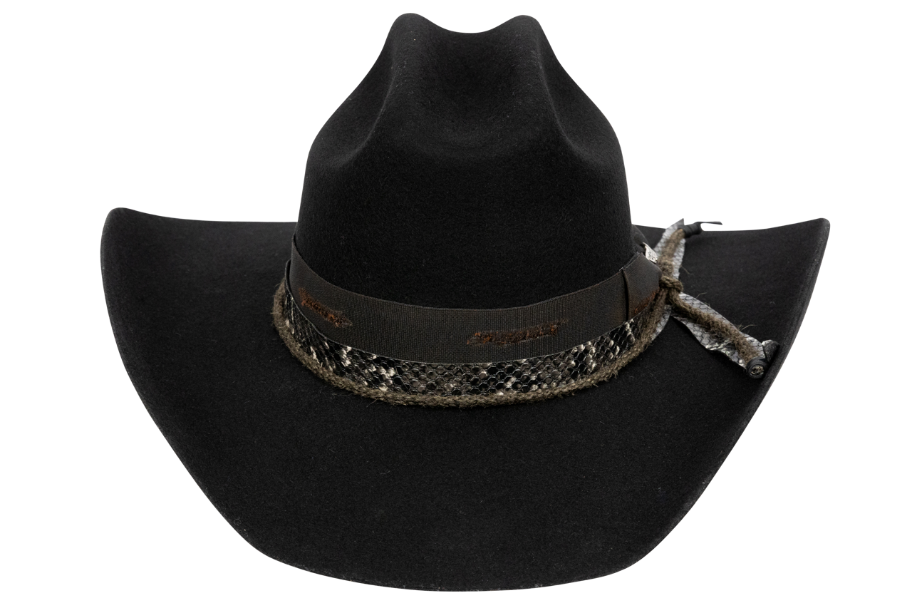 Bullhide Texas Hold Em' Felt Cowboy Hat - Black