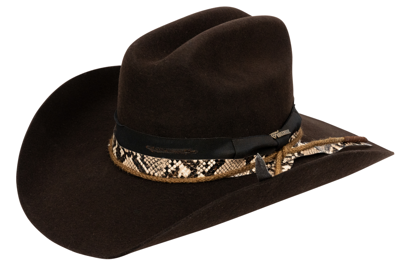 Bullhide Texas Hold Em' Felt Cowboy Hat - Chocolate