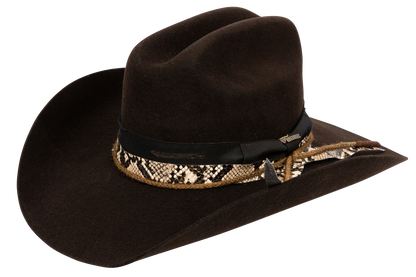 Bullhide Texas Hold Em' Felt Cowboy Hat - Chocolate