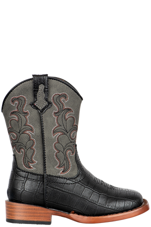 Roper Gray Gator Toddler Boots