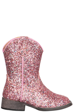 Roper Pink Glitter Galore Toddler Boots