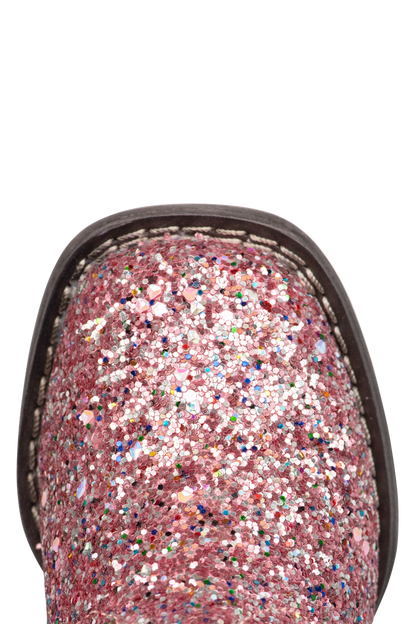 Roper Pink Glitter Galore Toddler Boots