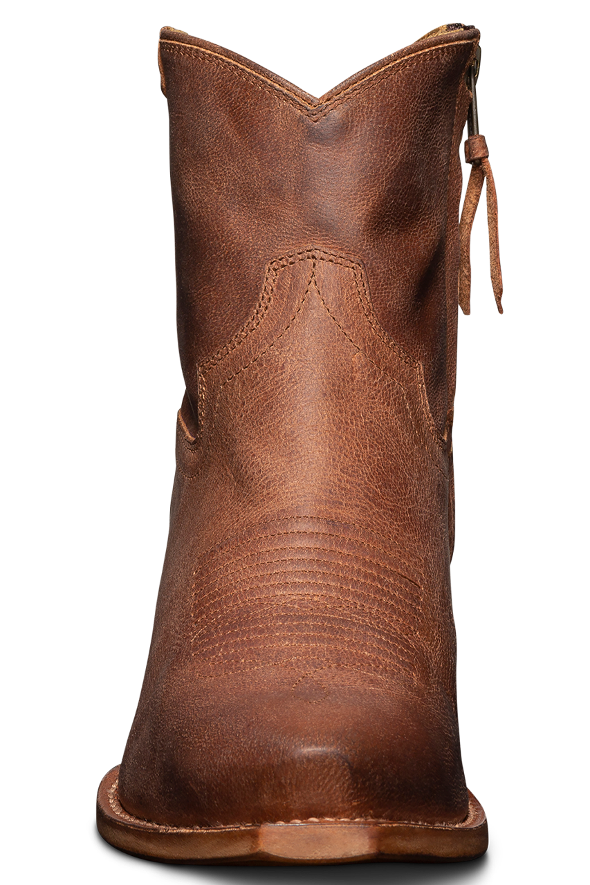 Tecovas Daisy Zip Bootie - Scotch