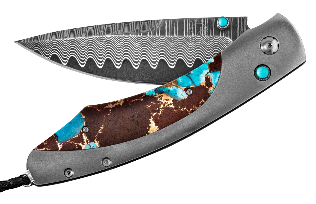 William Henry Desert Blues Pocket Knife
