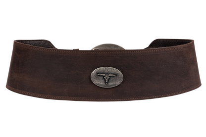 Juan Antonio Dark Brown Bison Belt