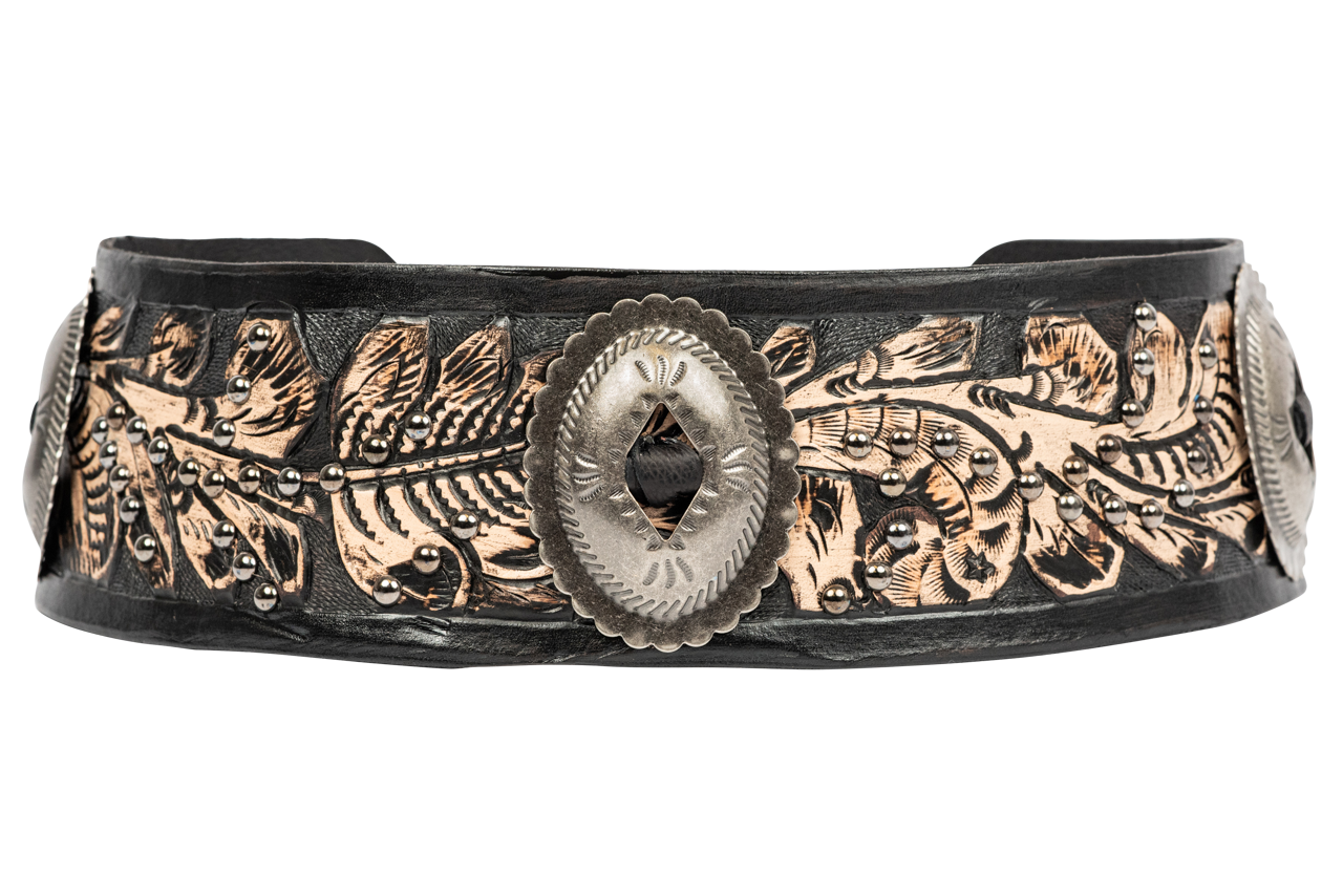Black and gold western belt discount