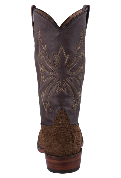 Rios of Mercedes Men's Hippo Cowboy Boots - Tan and Chocolate