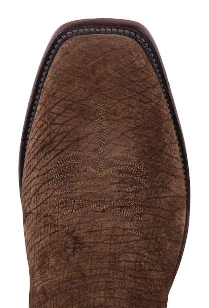 Rios of Mercedes Men's Hippo Cowboy Boots - Tan and Chocolate