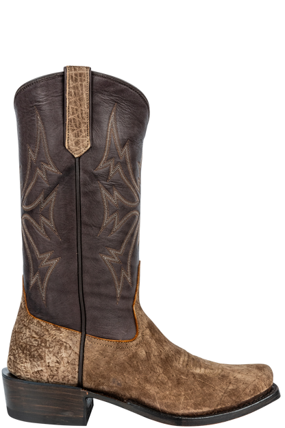 Rios of Mercedes Men's Hippo Cowboy Boots - Chocolate