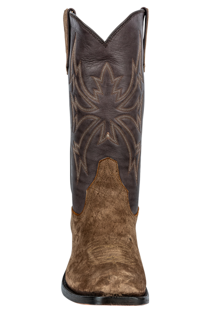 Rios of Mercedes Men's Hippo Cowboy Boots - Chocolate