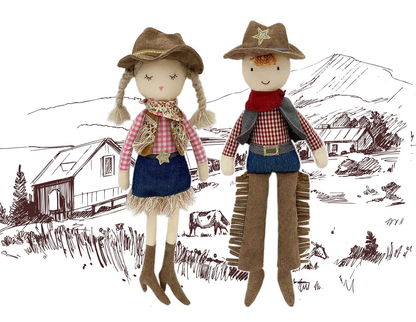 Mon Ami Clementine Cowgirl Doll