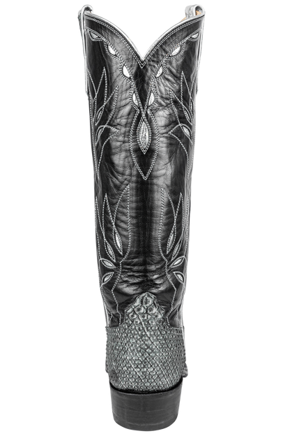 Rios of Mercedes Gray Python Cowgirl Boots