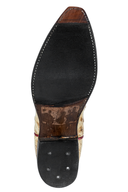 Rios of Mercedes Full Quill Ostrich Cowgirl Boots - Yellow