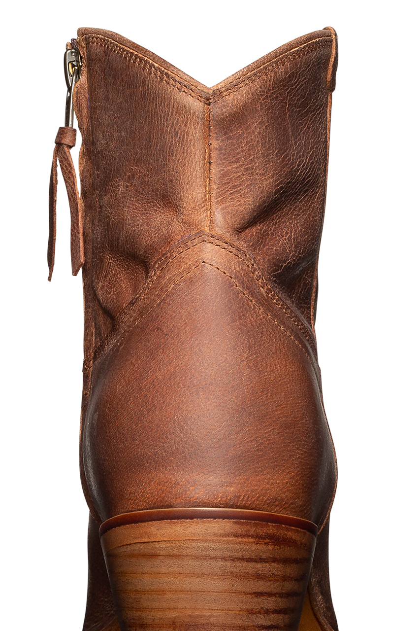 Tecovas Daisy Zip Bootie - Scotch