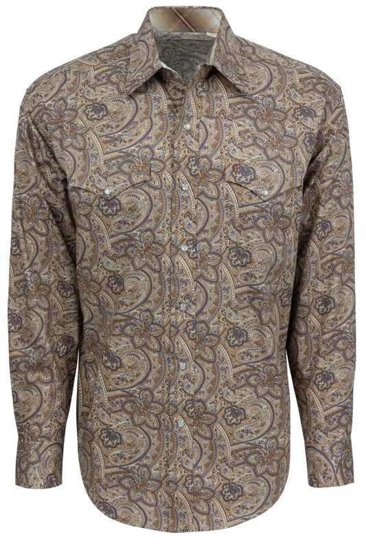 Stetson Men's Paisley Snap Front Shirt - San Antonio