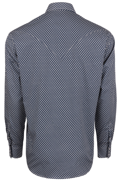 Stetson Men's Snap Front Shirt - Denim Diamonds