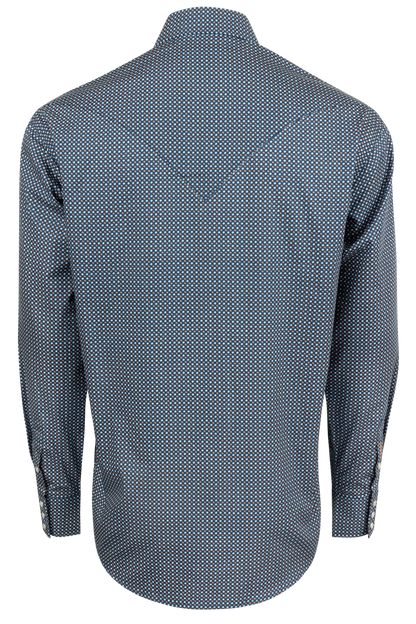Stetson Men's Eclipse Snap Front Shirt - Blue