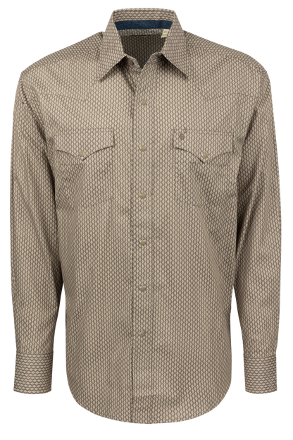 Stetson Men's Snap Front Shirt - Smoke