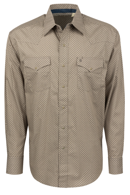 Stetson Men's Snap Front Shirt - Smoke