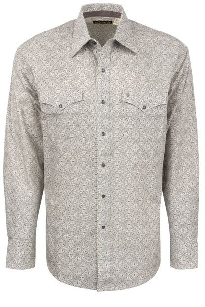 Stetson Men's Snap Front Shirt - Pewter