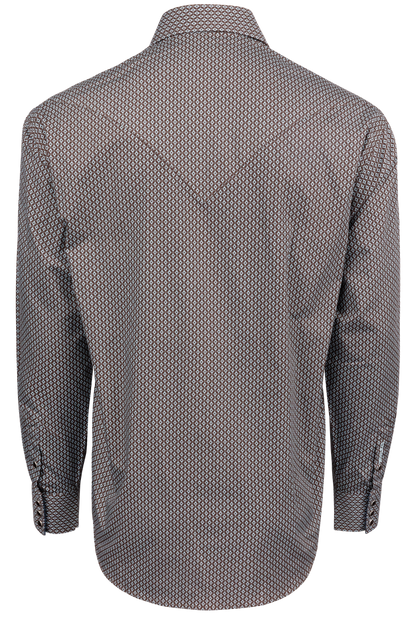 Stetson Men's Snap Front Shirt - Diamond Brown
