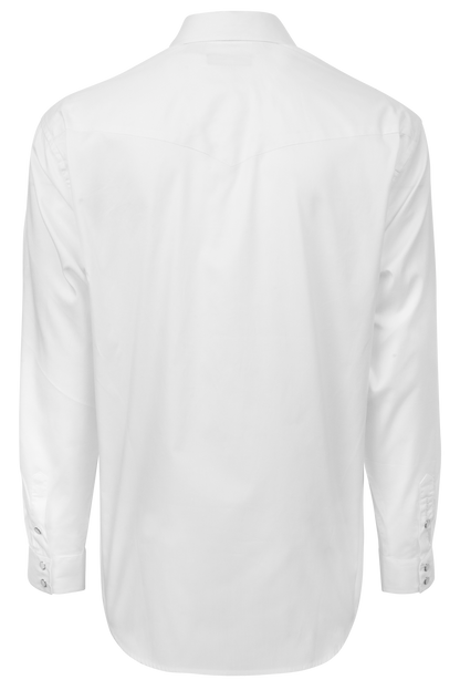 Stetson Men's Snap Front Shirt - Solid White