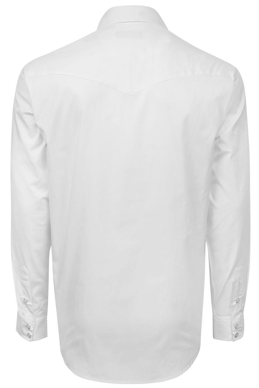 Stetson Men's Snap Front Shirt - Oxford White