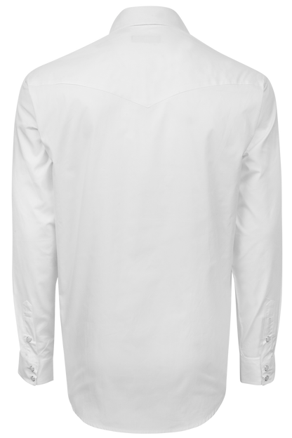 Stetson Men's Snap Front Shirt - Oxford White