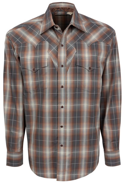 Stetson Men's Snap Front Shirt - Copper