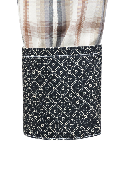 Stetson Men's Plaid Snap Front Shirt - Brown