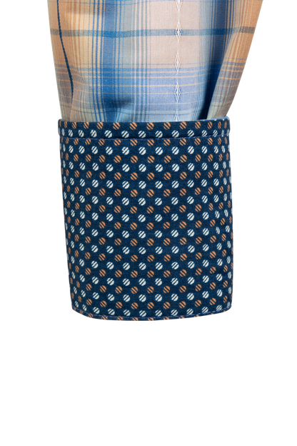 Stetson Men's Sunrise Plaid Snap Front Shirt - Blue Multi