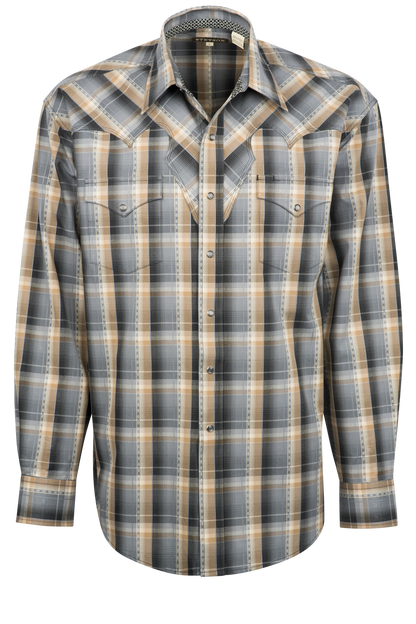 Plaid pearl 2025 snap shirts