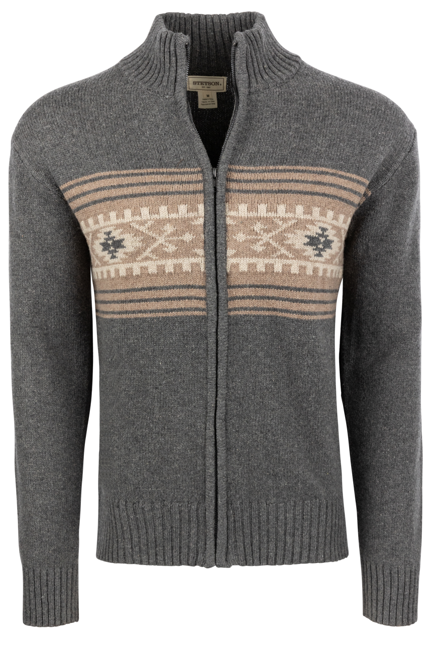 Stetson Men's Serape Cardigan Sweater