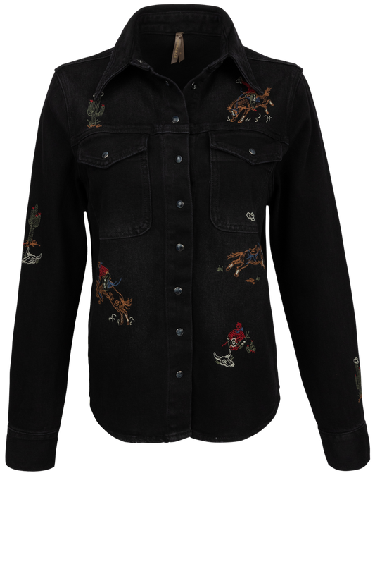 Stetson Women's Black Denim Shirt