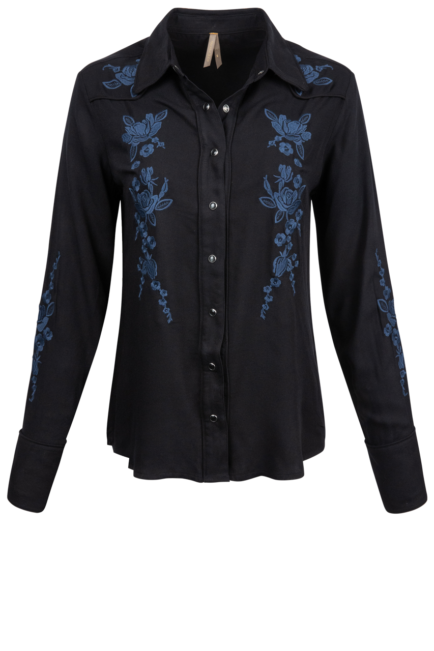 Stetson Women's Retro Style Western Blouse