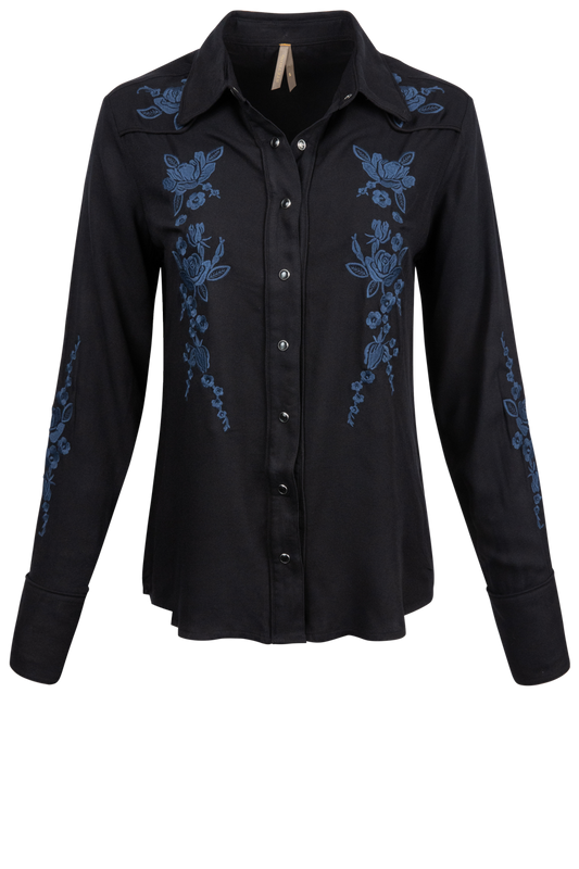 Stetson Women's Retro Style Western Blouse
